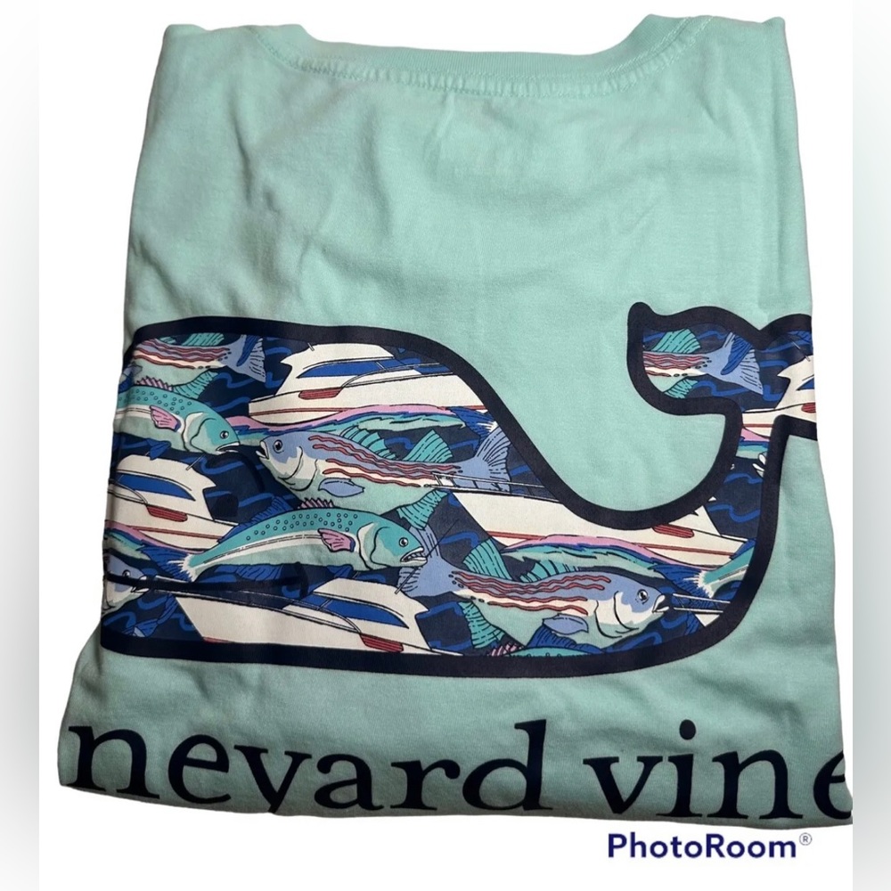 VINEYARD VINES MEN'S SHORT SLEEVE POCKET GRAPHIC TEE.NWT